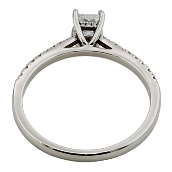 Platinum Diamond 0.56cts Ring size R